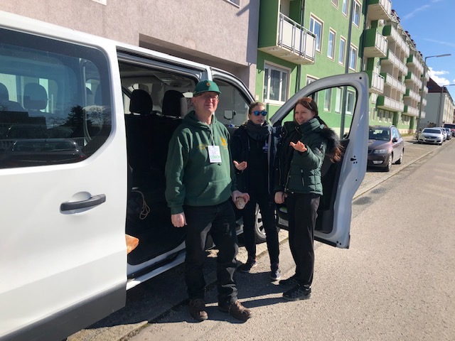 Ankunft in Venedig beim Judo-Turnier
